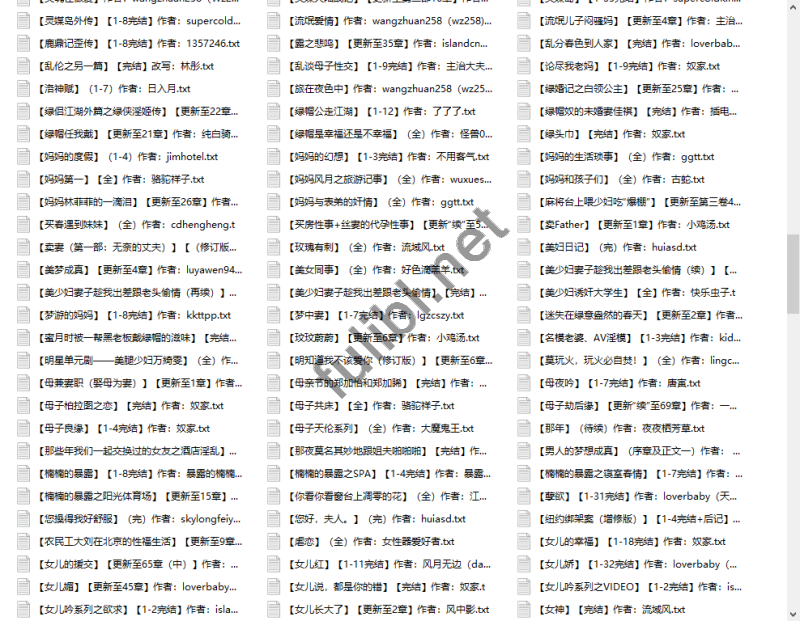 各类型中短篇H小说全本合集[746txt/126M]
