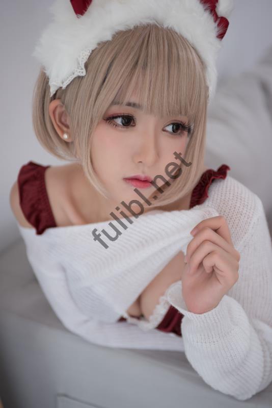 微博coser@鳗鱼霏儿 -兽耳圣诞白网袜[18P/184M]