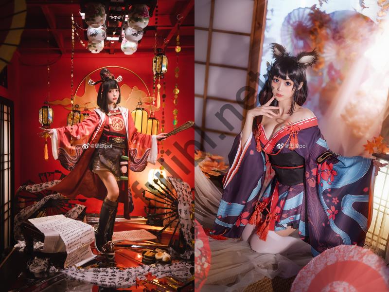 微博清纯系网红coser@思涼poi 日常自拍合集[1208P+11gif/3.36G]
