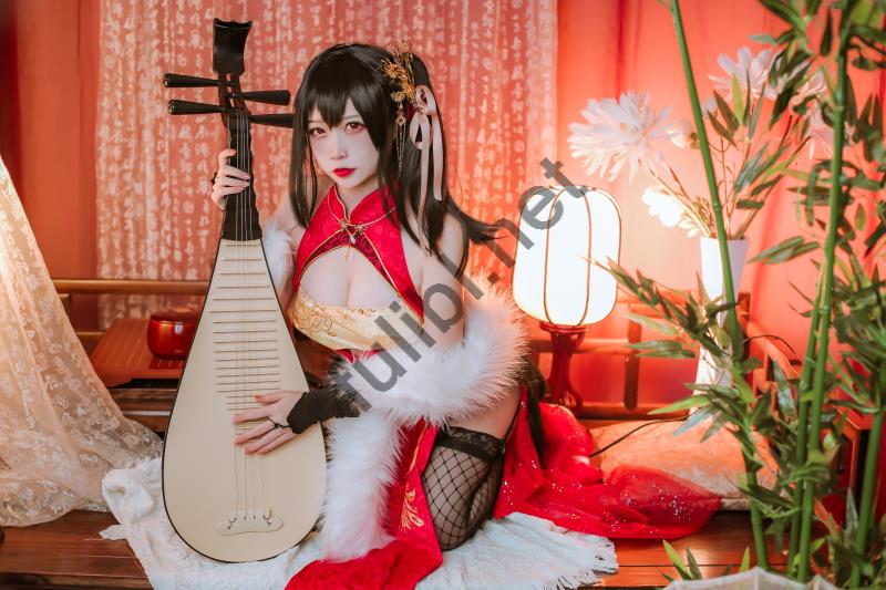 高质量coser@二佐Nisa - 碧蓝大凤旗袍+玉藻前神话礼装[61P/627M]
