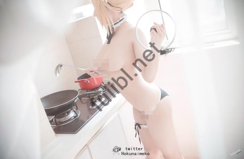 白虎福利姬@Hokunaimeko 北乃芽子 - Fate GO Saber[37P/68M]