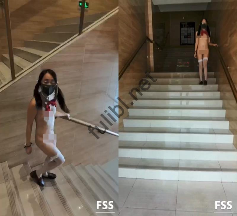 极品网红@FSS冯珊珊 - 停车场极限露出挑战[2V/301M]