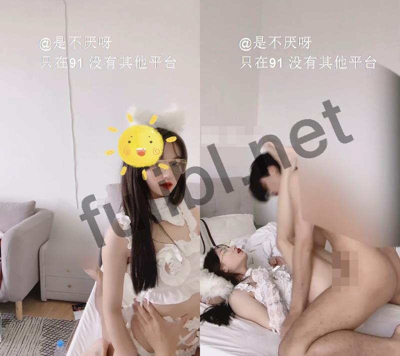 极品网红@不见星空 最新作 -  白猫咪+紫色激情[2V/358M]