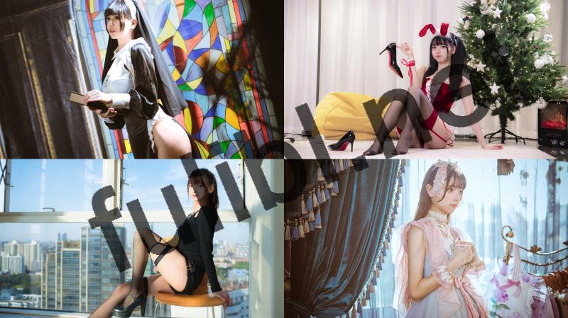 网红主播@Kyokyo沉迷汉堡王(陆卿卿)写真作品11套合集[167P/799M]