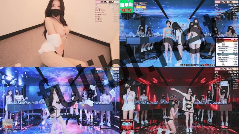 韩国BJ舞团@jinricp 综艺脱衣舞尺度福利秀 第二弹[7V/21.4G]