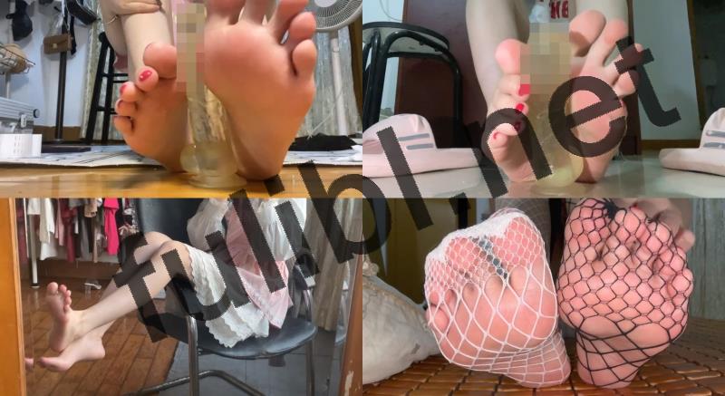 B站丝足uper@月野彩紫 定制足控特写合集[41V/3.21G]